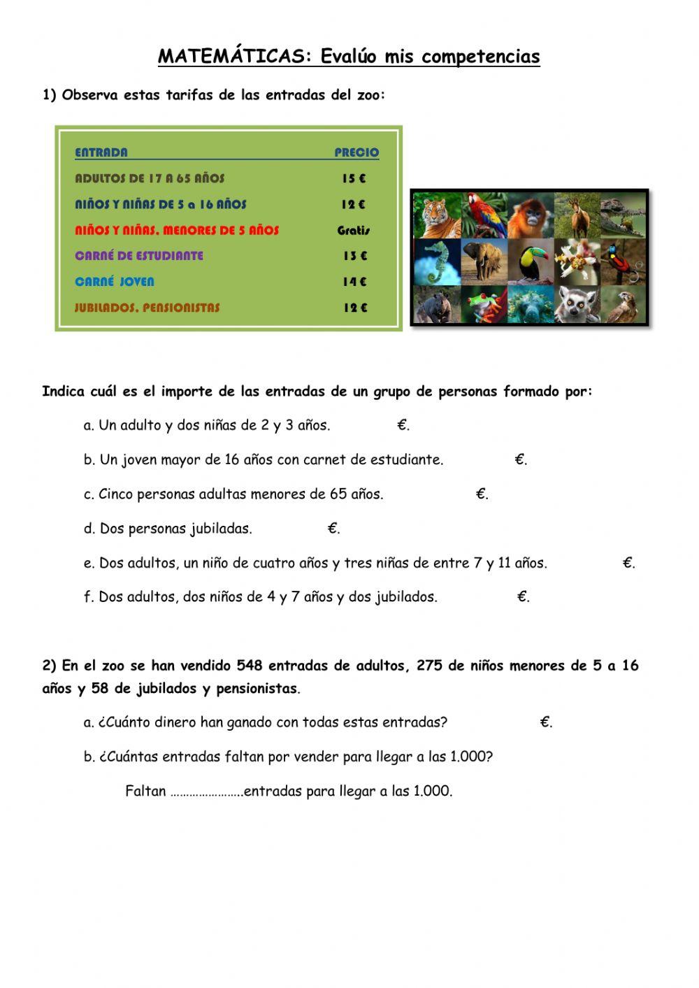 Problemas matemáticas