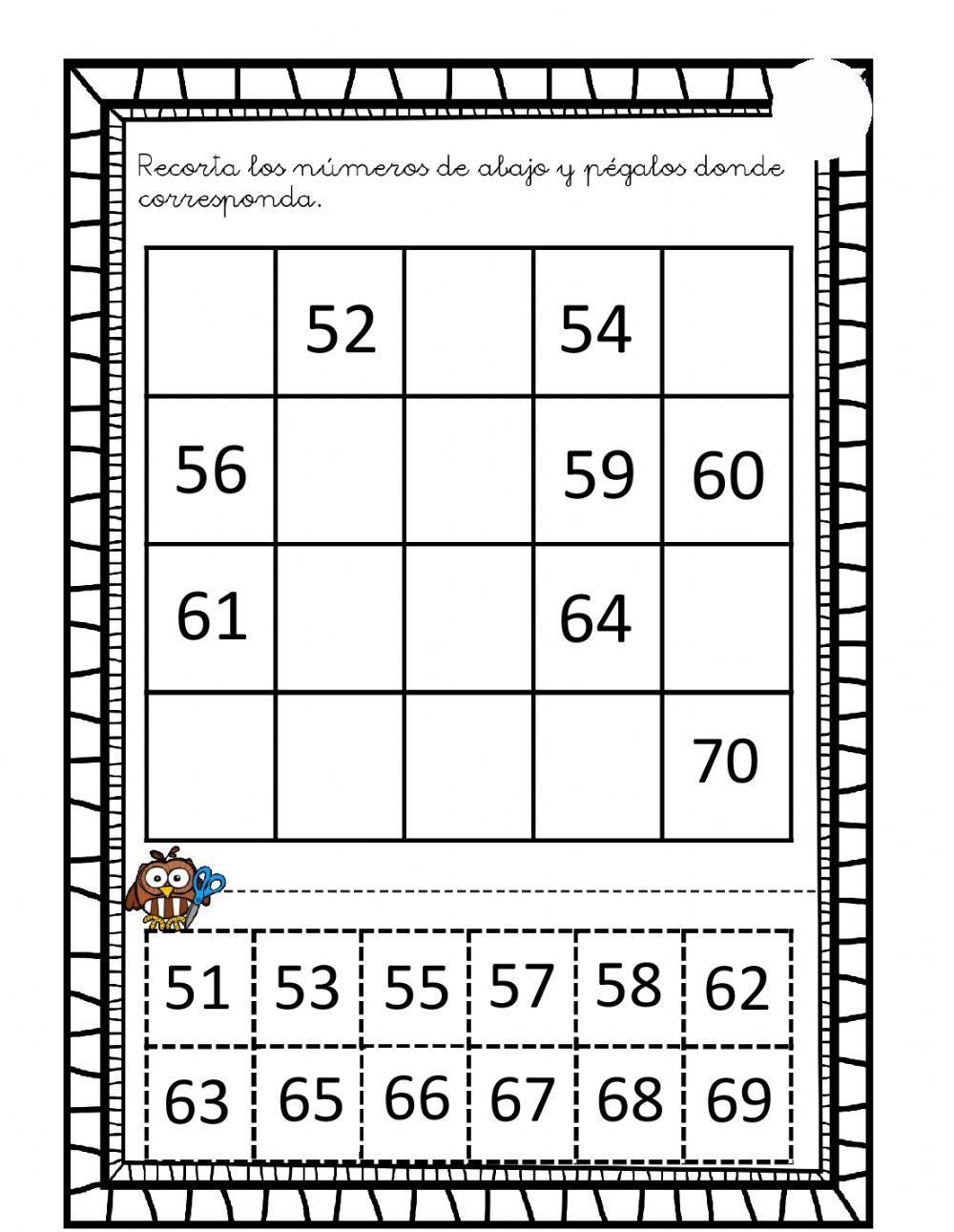 Seriación numérica