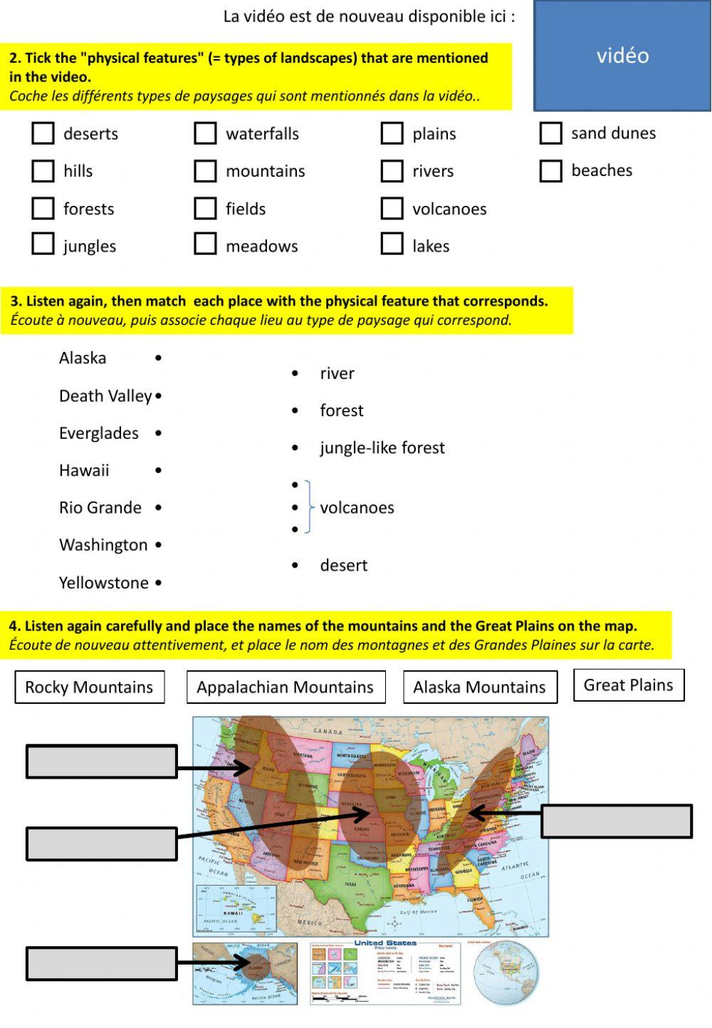 US physical feature