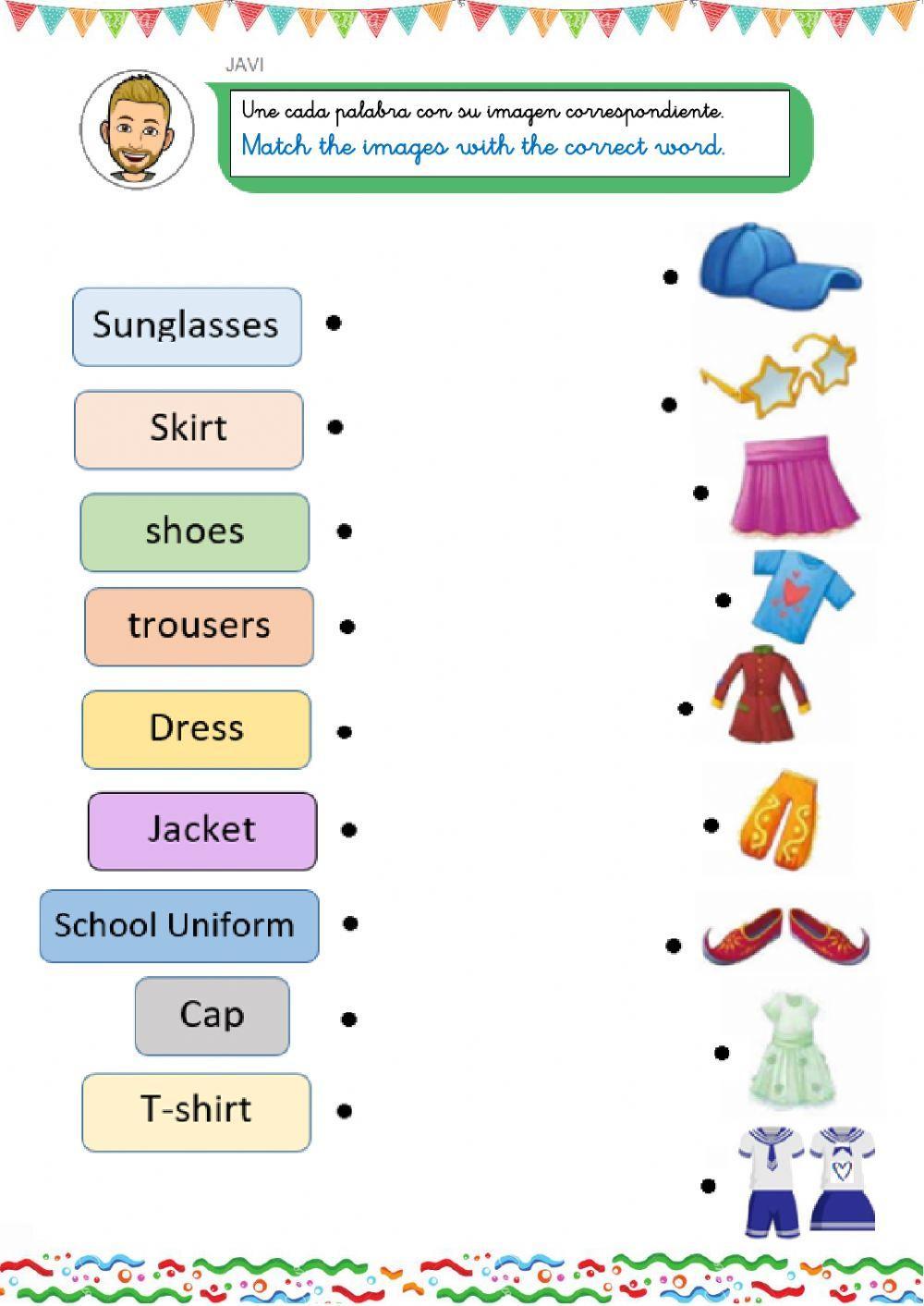 Clothes: Vocabulary