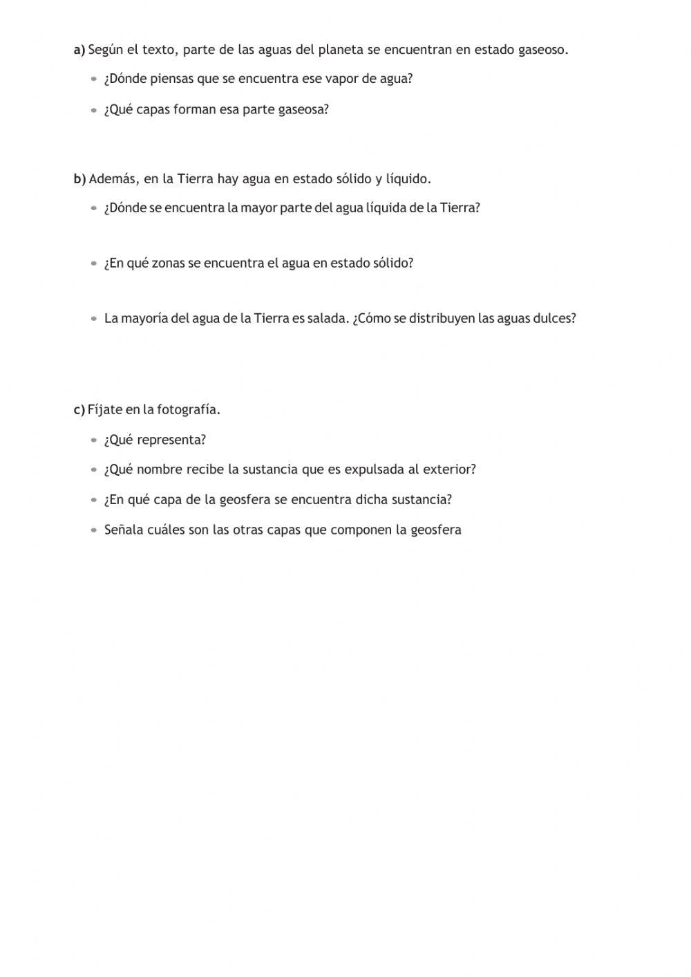 Del universo a la Tierra