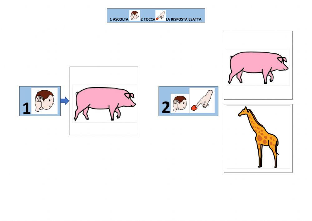 Riconoscimento animali della fattoria