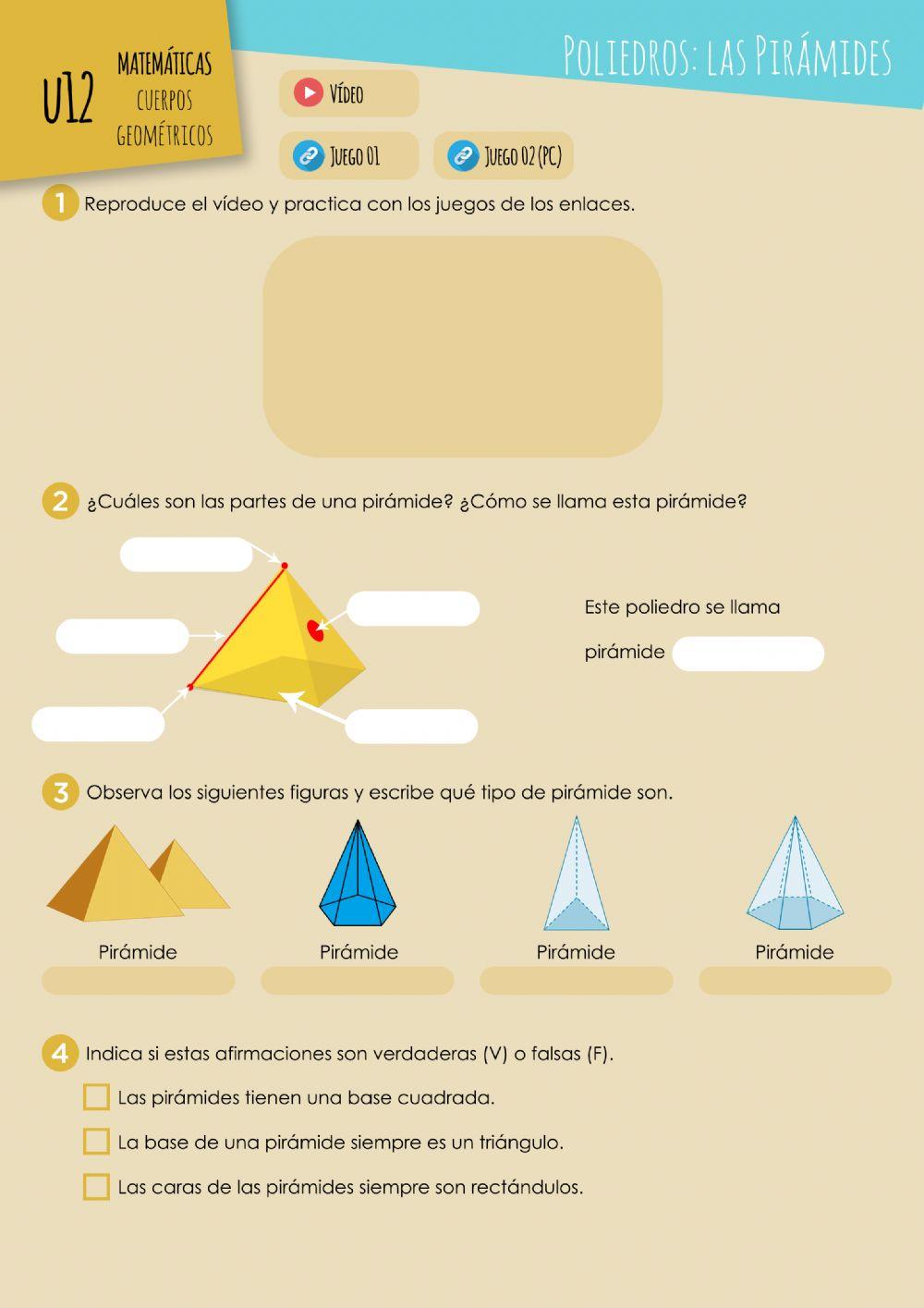 MAT U12 - Pirámides