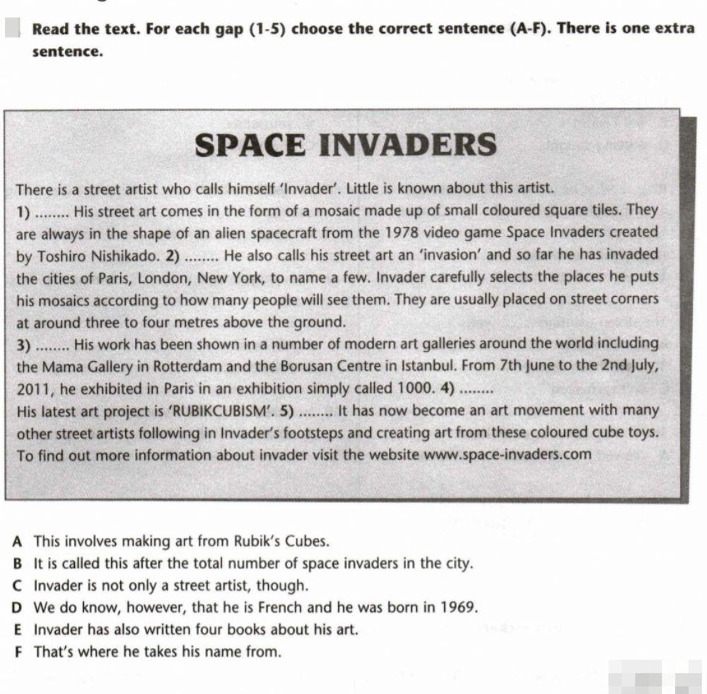 7 Final Exam. Reading (Starlight)