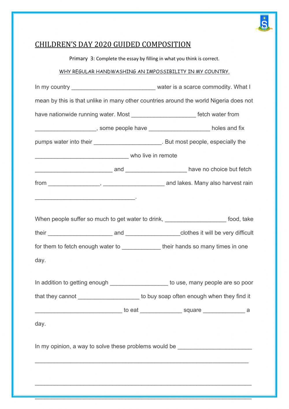 Sunshine Children's Day 2020