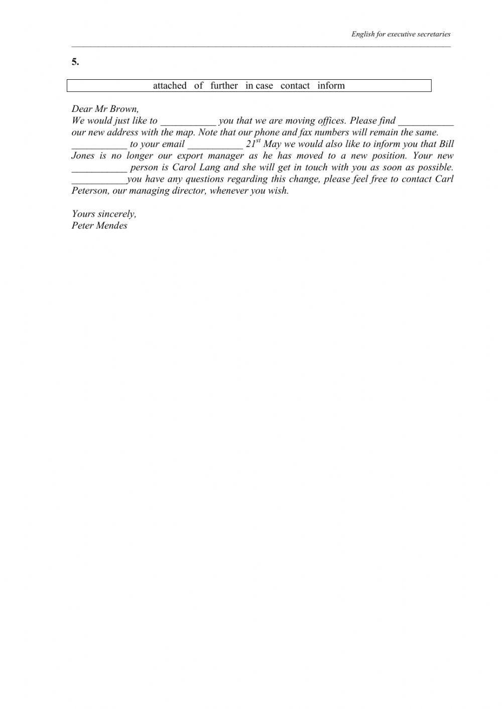 Writing formal emails