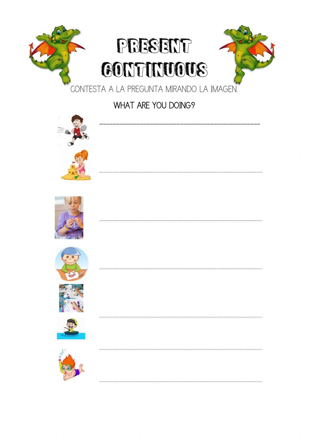 Present continuous 2