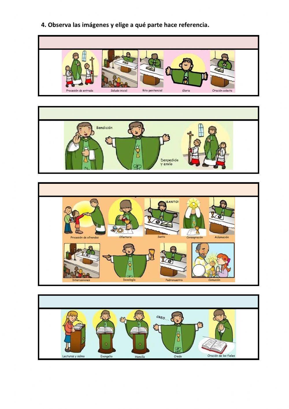 Los sacramentos + Eucaristía