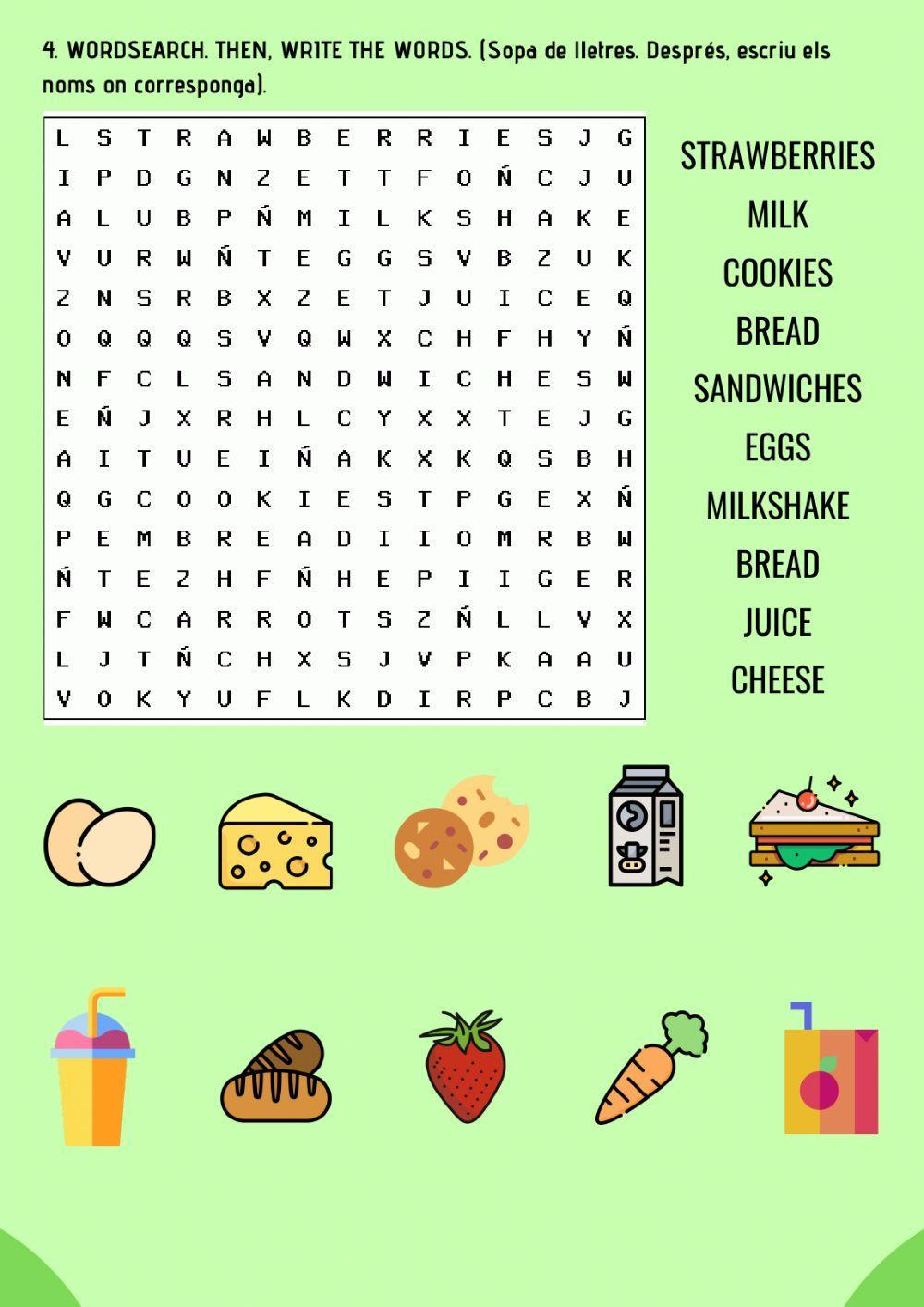 Unit 6. let's go on a picnic (vocabulary) worksheet Live Worksheets