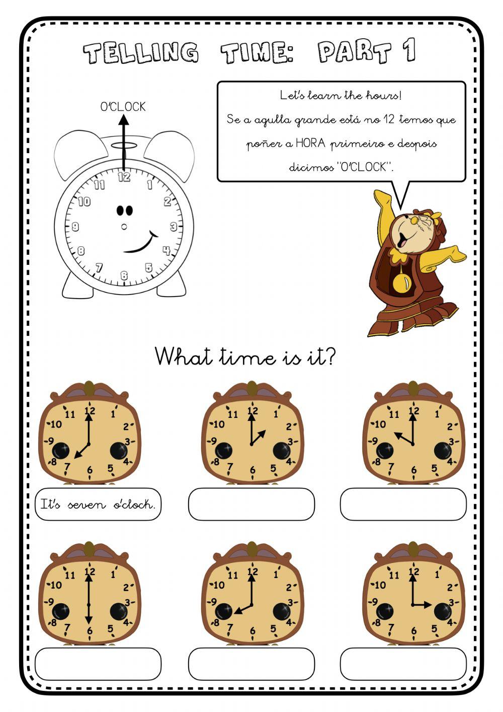 Telling time - 1