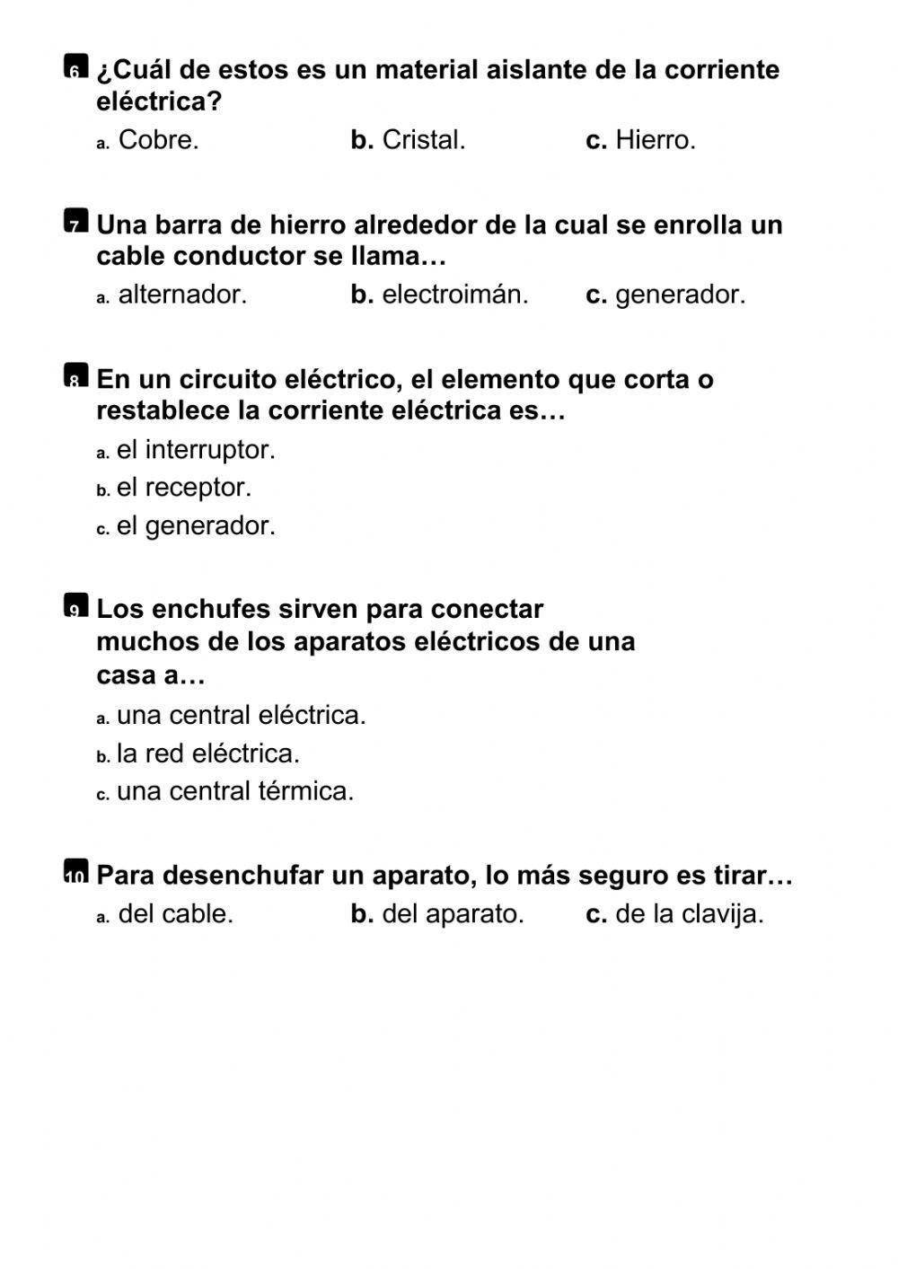 La electricidad y el magnetismo
