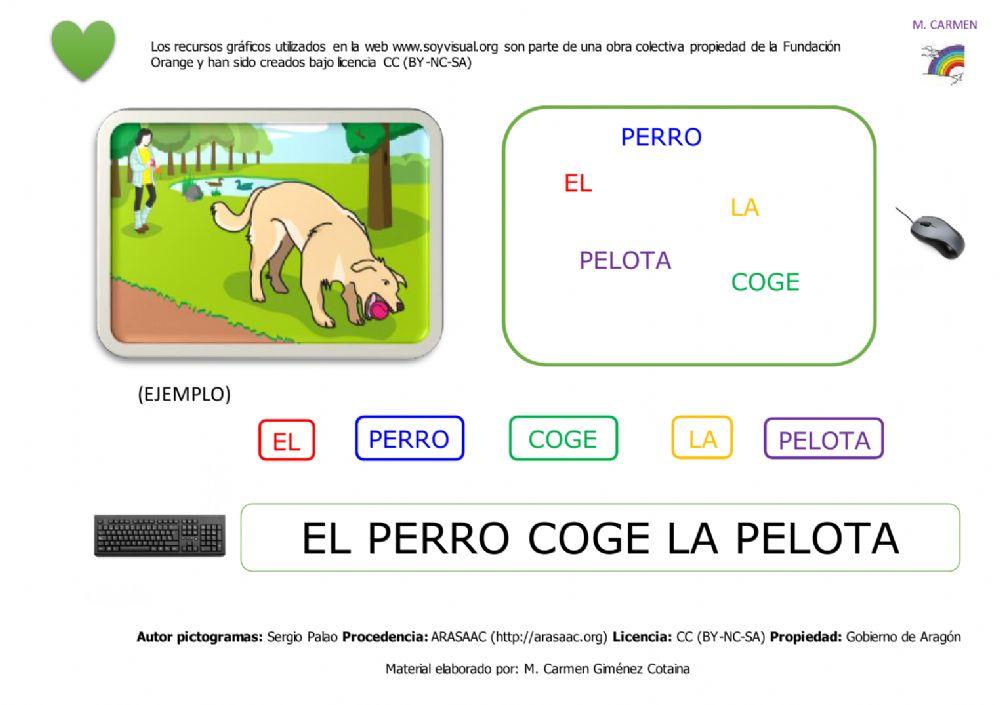 Ordena palabras para formar frases