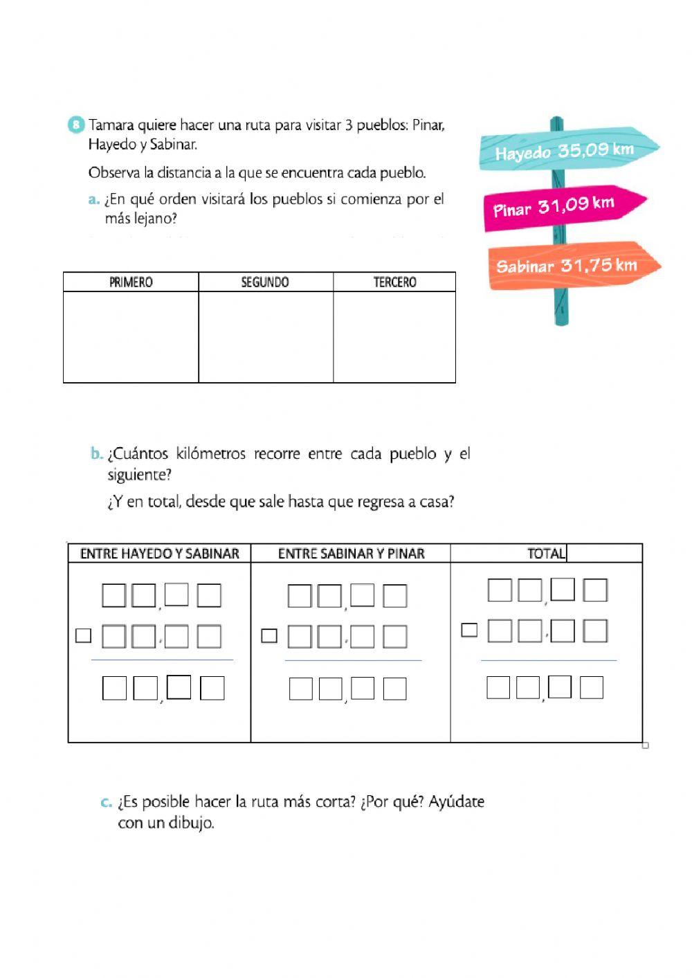 Problemas operaciones con decimales