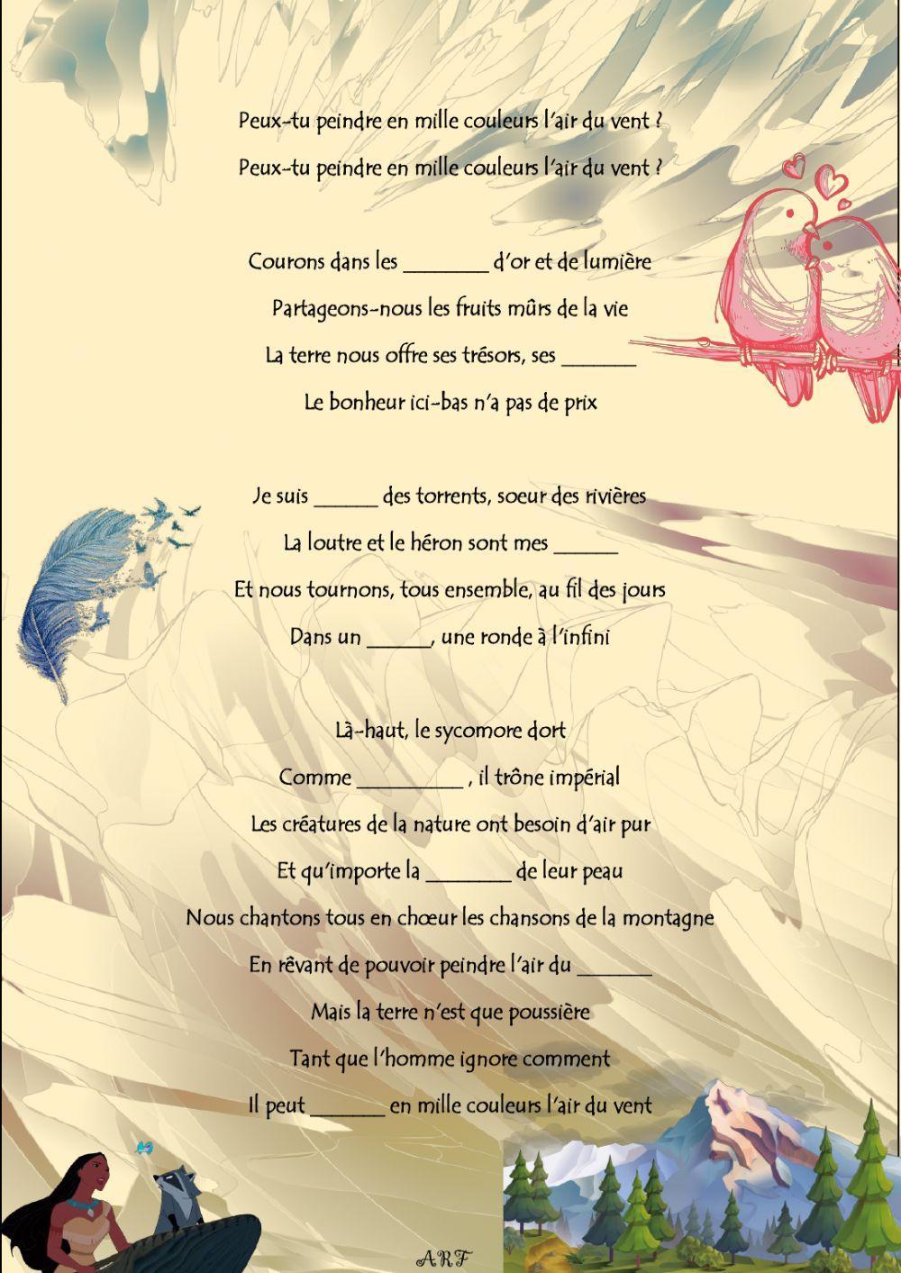 Pocahontas et la Nature