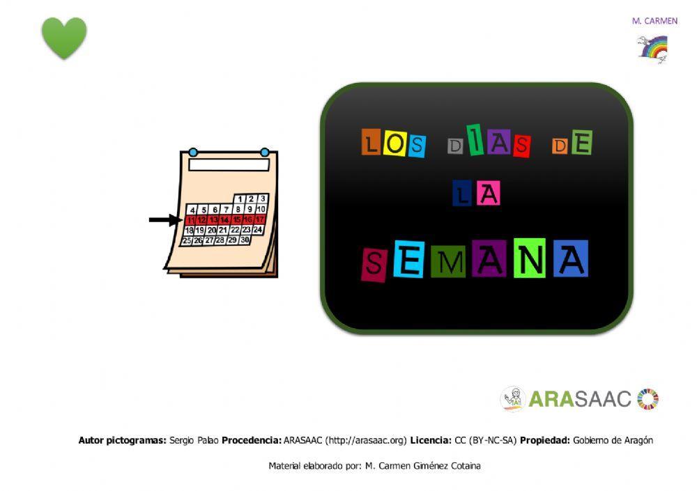 Los días de la semana