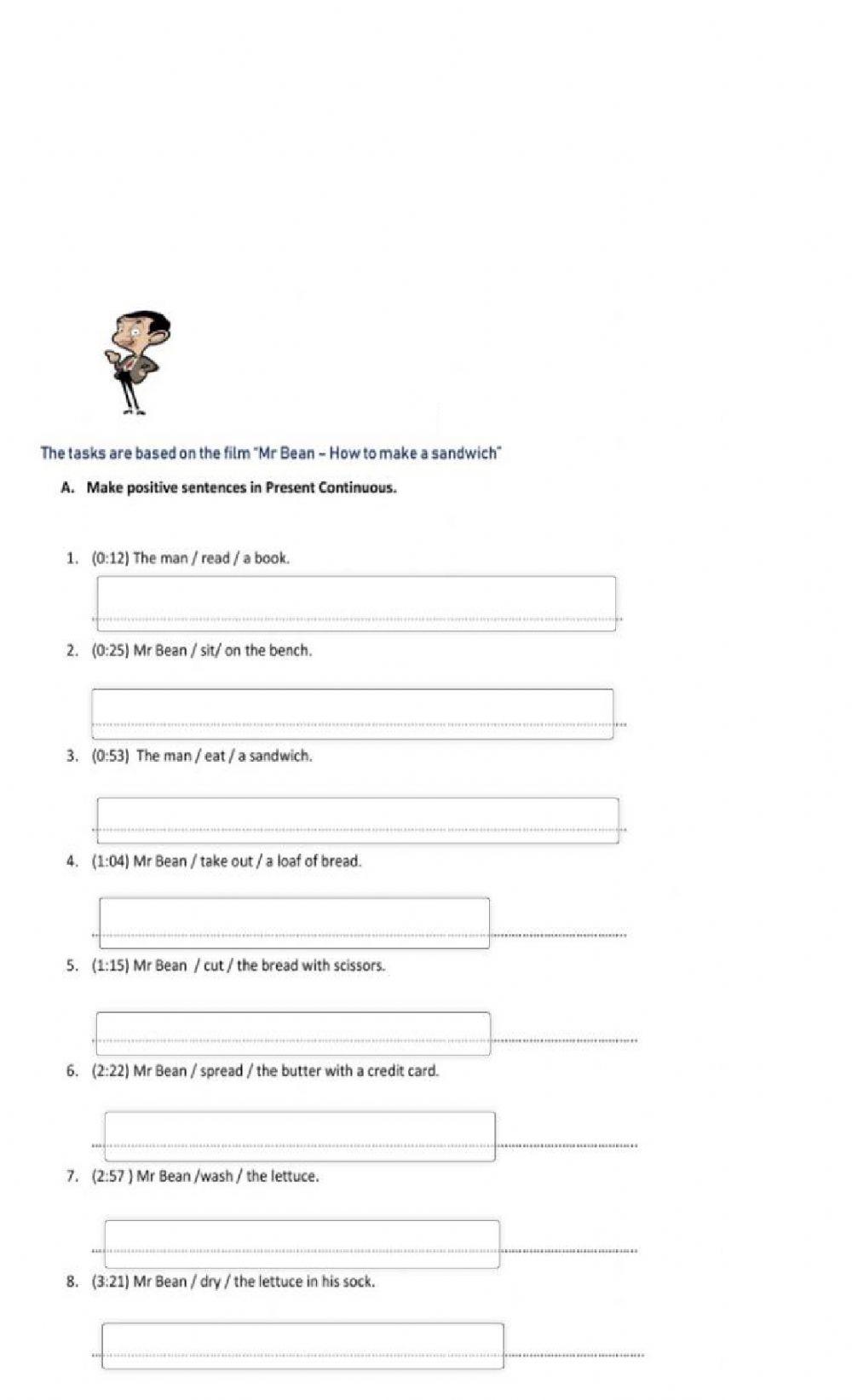 MR BEAN HOW TO MAKE A SANDWICH