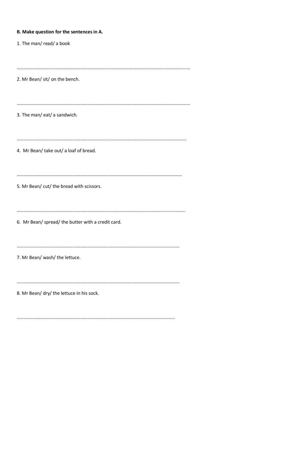 MR BEAN HOW TO MAKE A SANDWICH