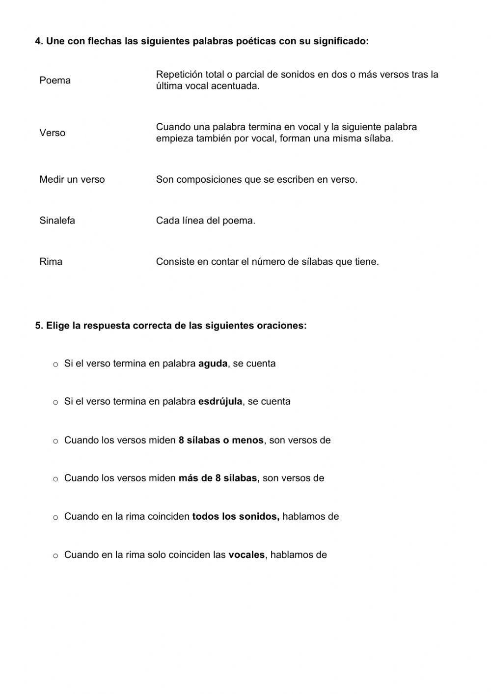 Repaso lengua 5º Primaria