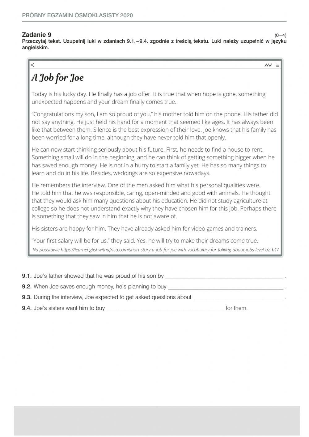 8th grade exam sheet FULL VERSION 1