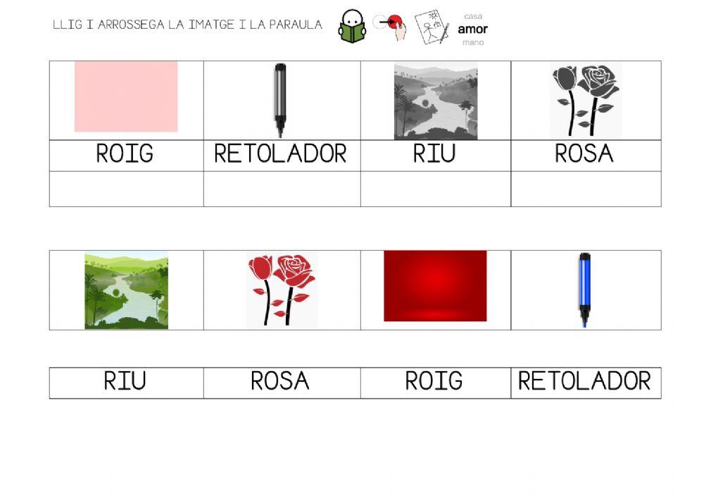 Lectura global lletra r