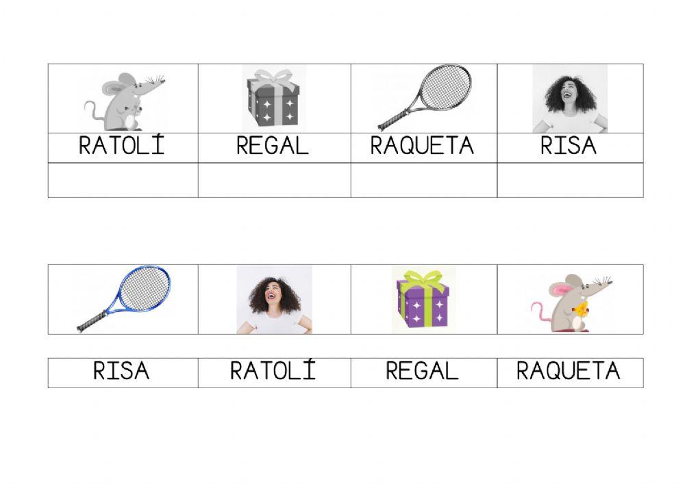 Lectura global lletra r