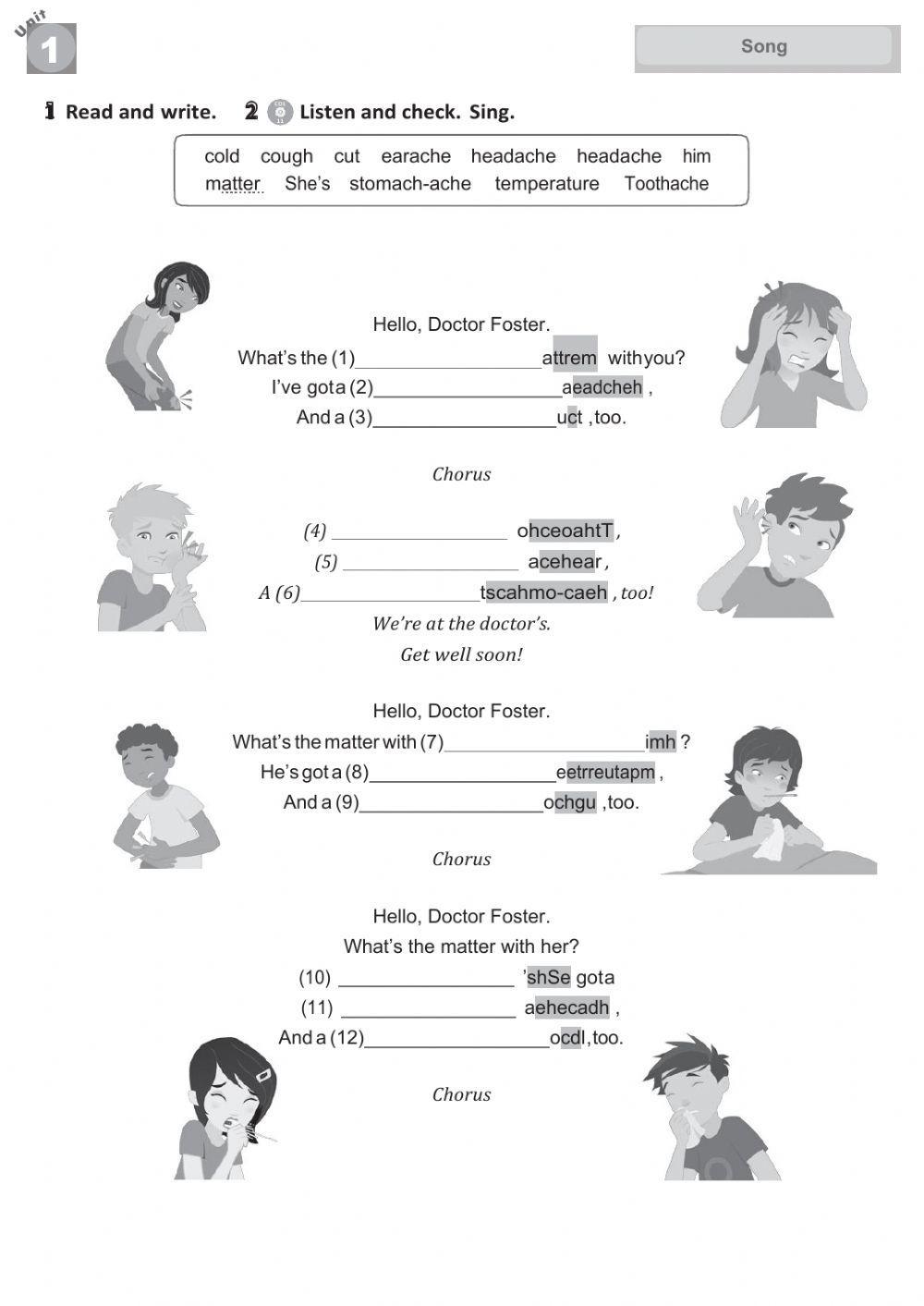 4th Primary - Review Song Unit 1