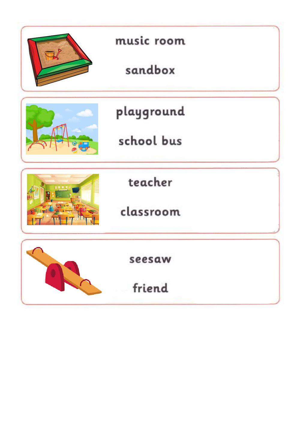 First Friends 2, Unit 2, Our School