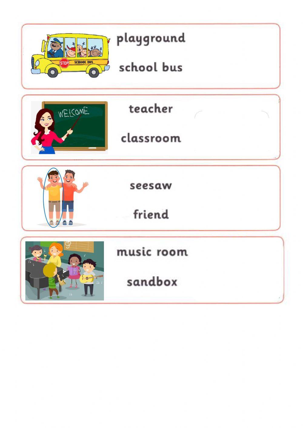 First Friends 2, Unit 2, Our School