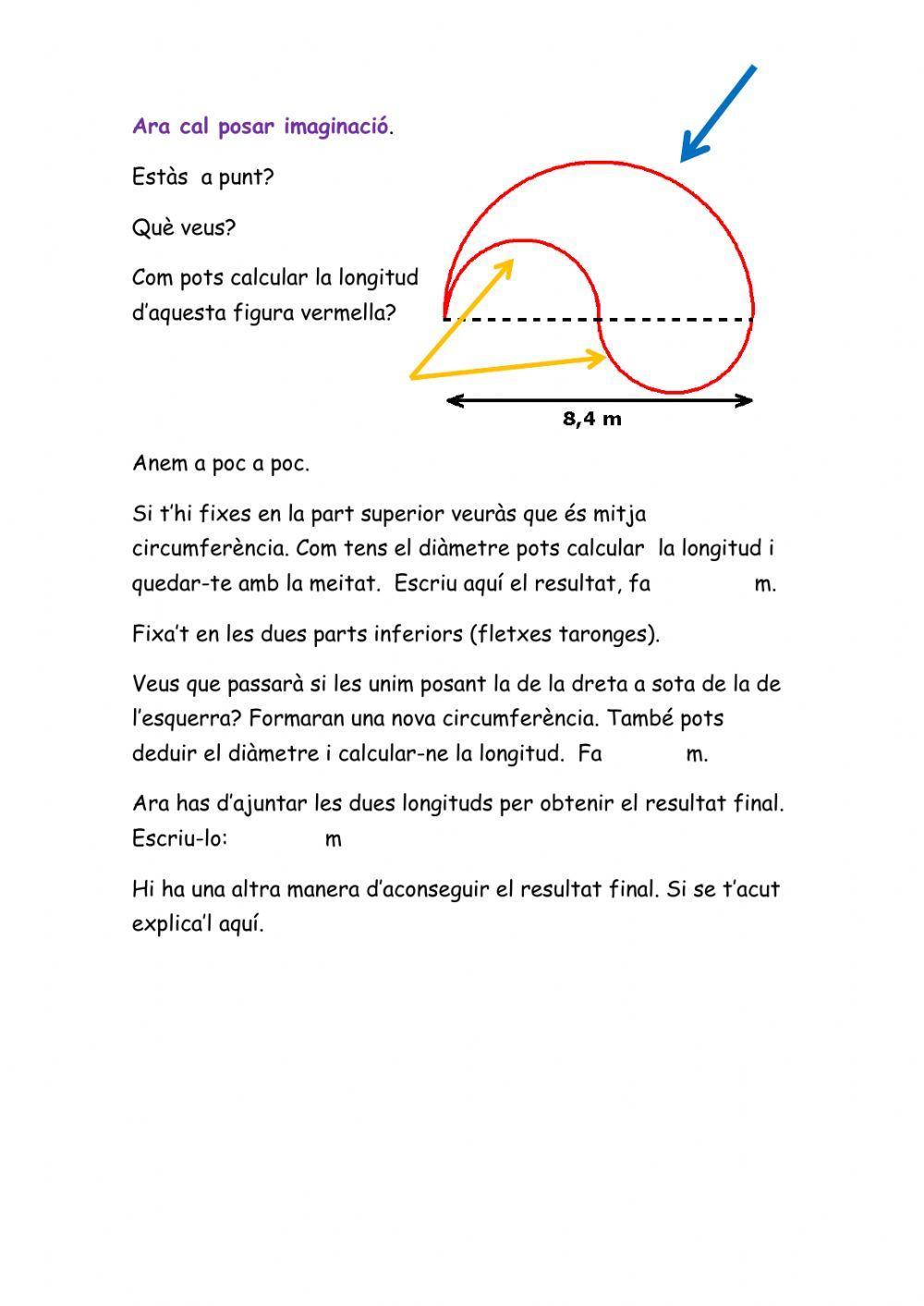 Longitud de la circumferència