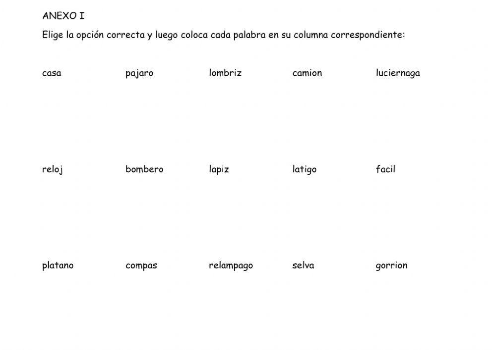 Acentuación 3º primaria