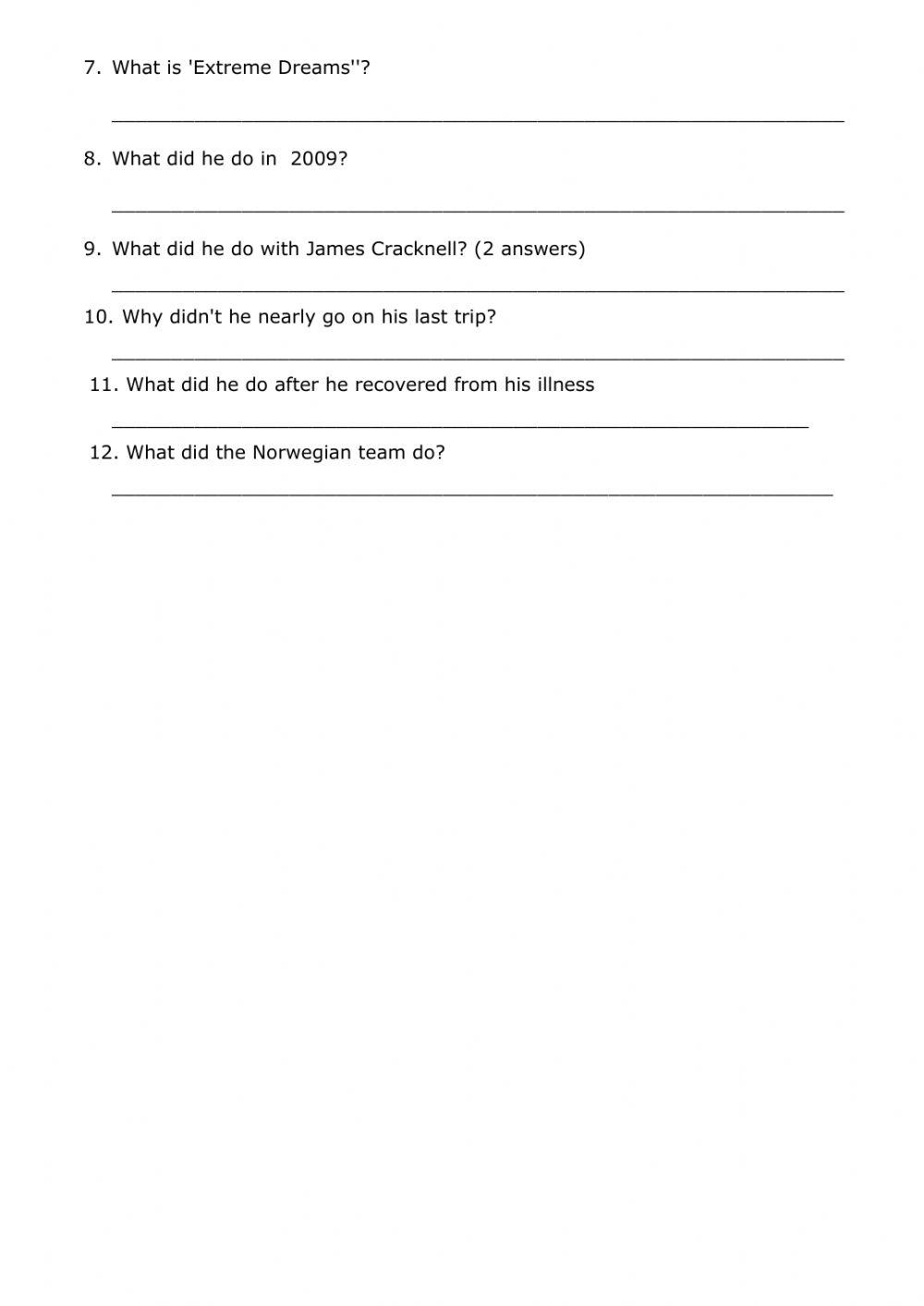 Ben Fogle - reading B