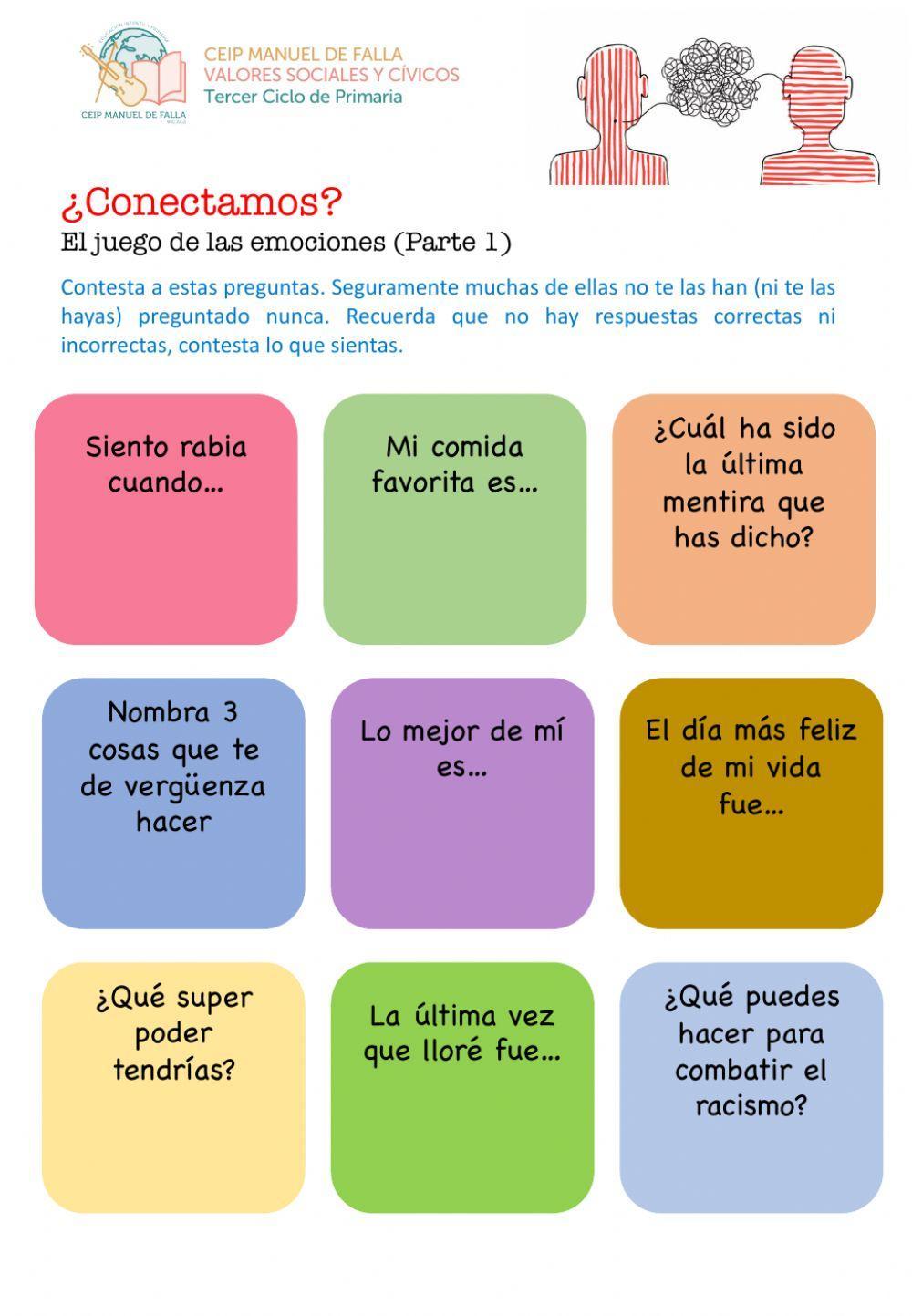 ¿Conectamos? El juego de las emociones 1