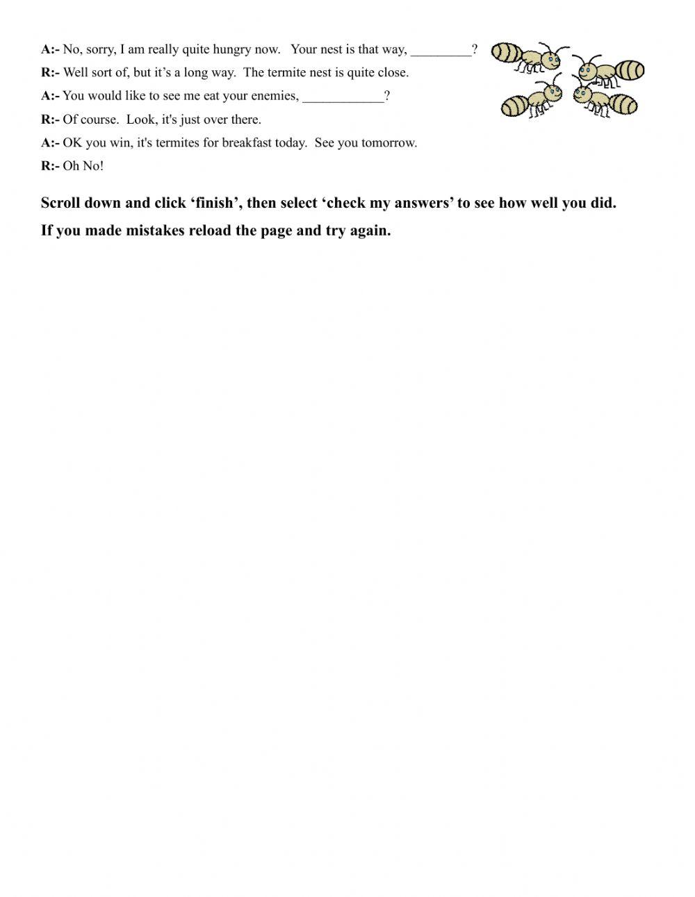 8A Grammar Review: Question Tags