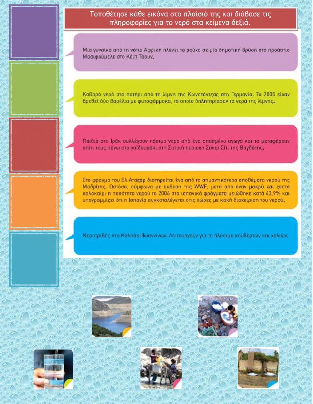 Το νερό (Βιωματικό Σχολείο)