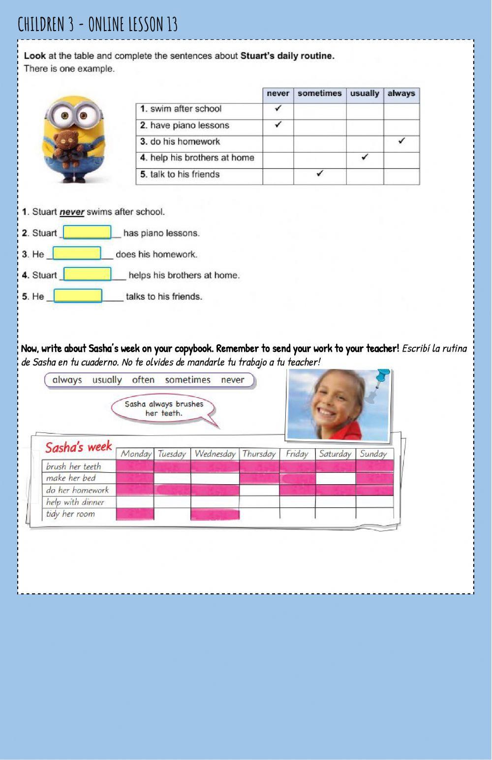 Online Lesson 13 - Children 3
