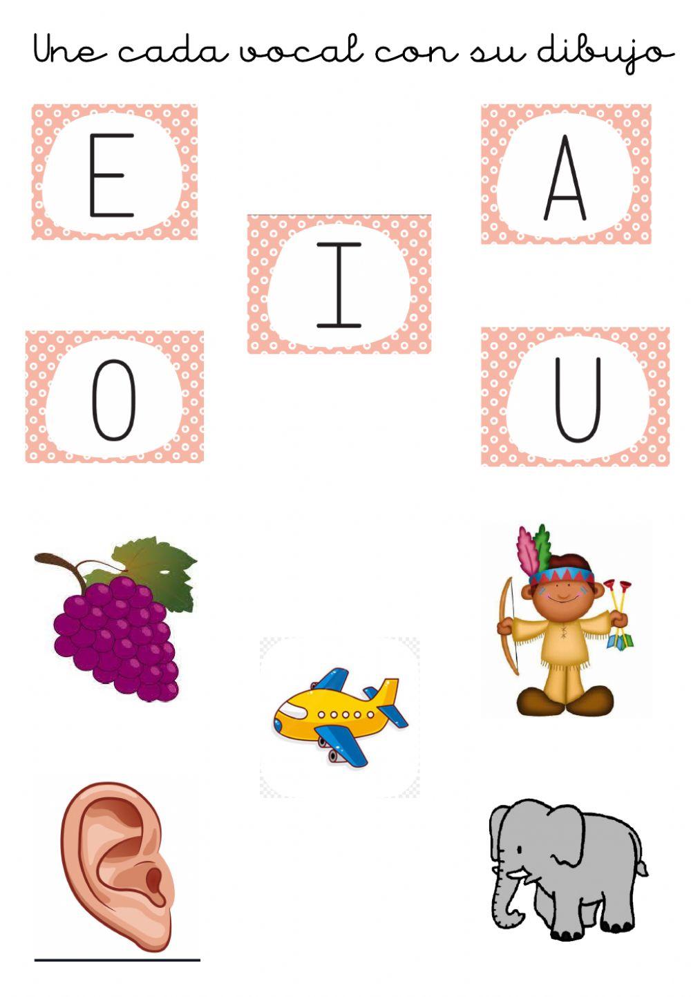 VOCALES Y DIBUJOS