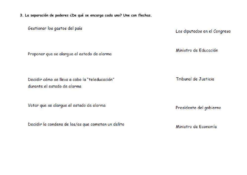 Examen siglos XIX y XX en España