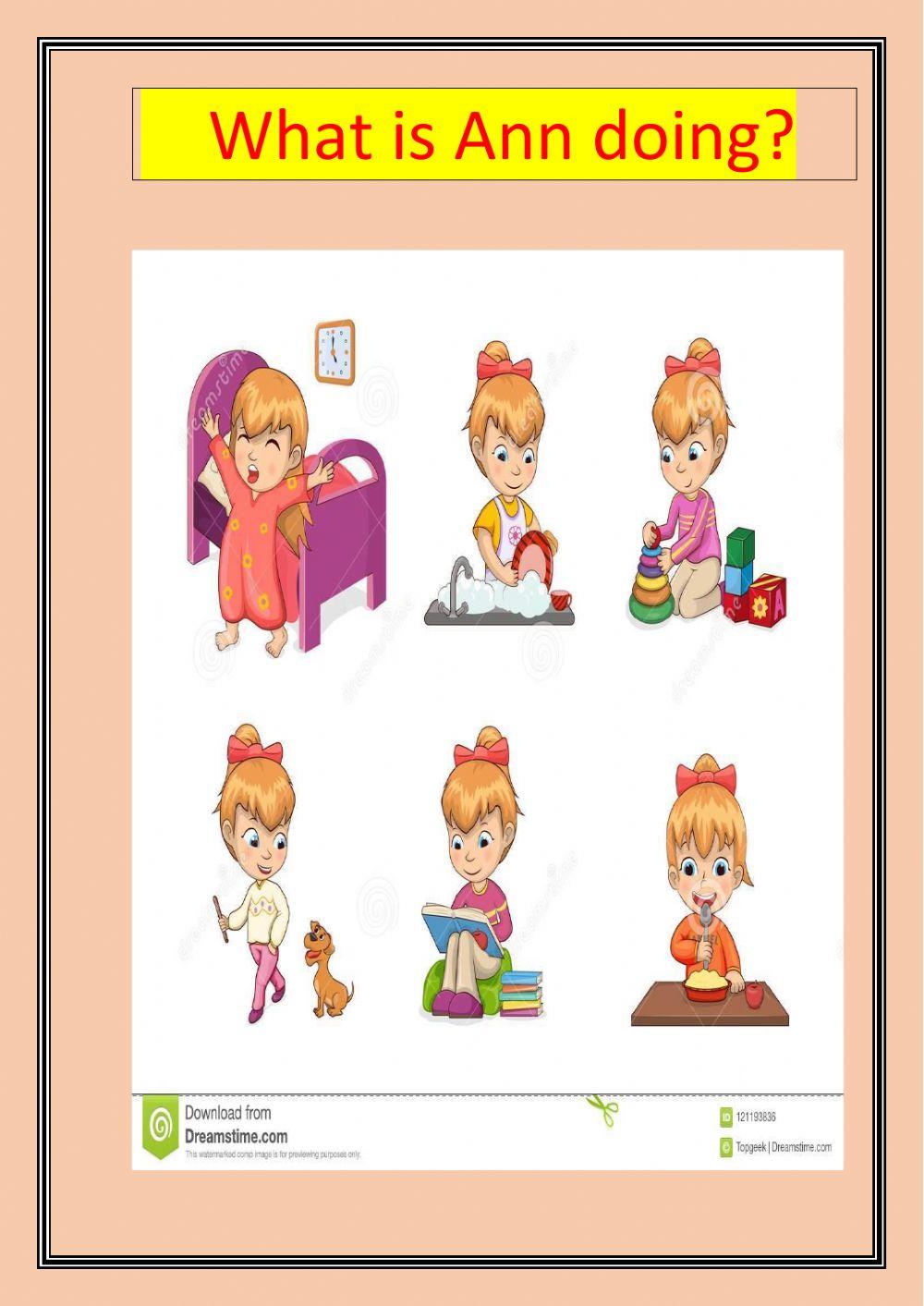 What is Ann reading?