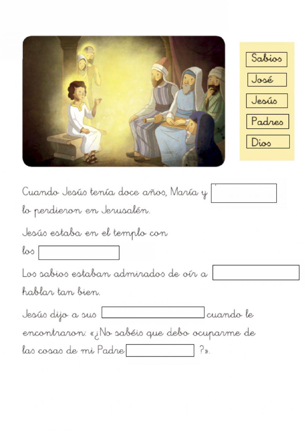 Jesús perdido en el templo