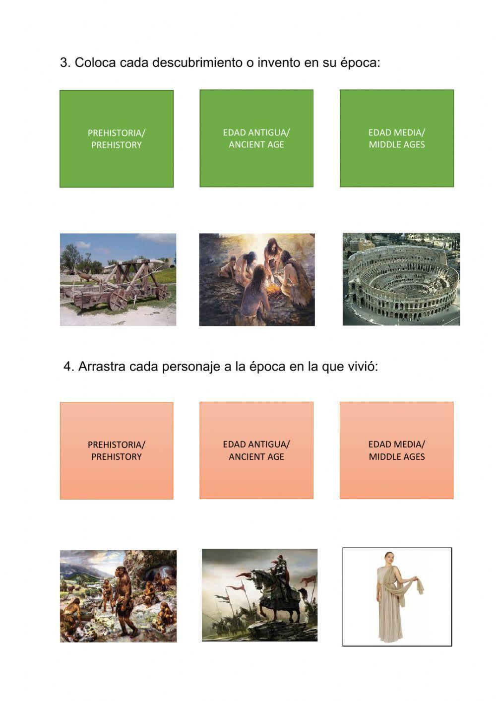 De la Prehistoria a la Edad Media