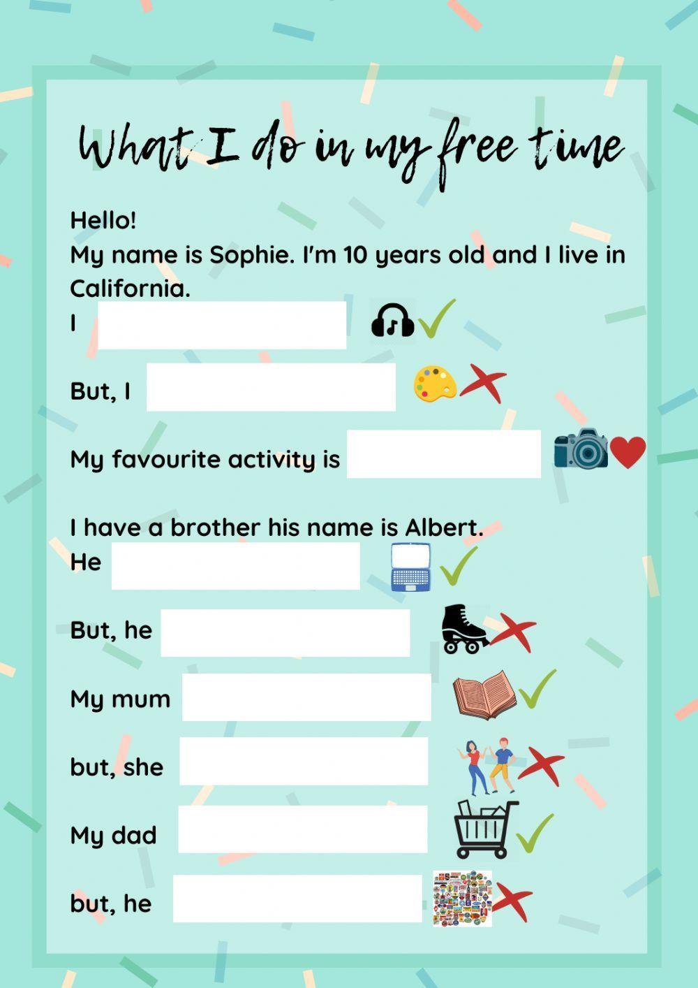 What do you like doing?