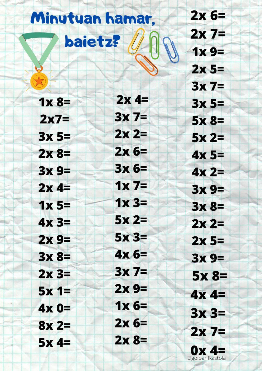 Minutuan hamar, baietz?2