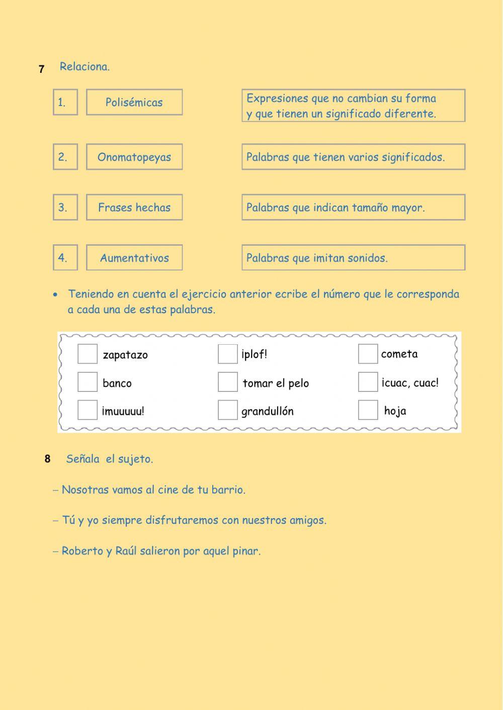 Repaso anual 2 primaria lengua