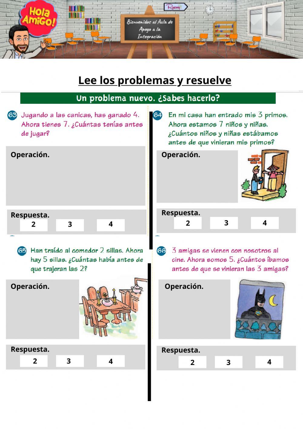 Repaso Problemas 3º