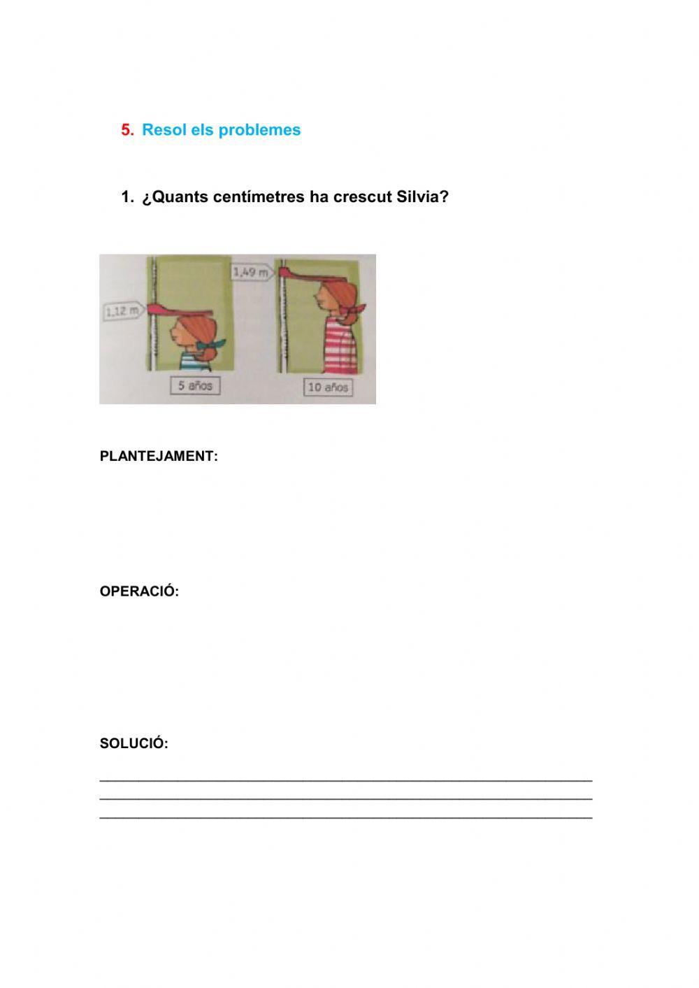 Mesures de longitud Mesures de longitud