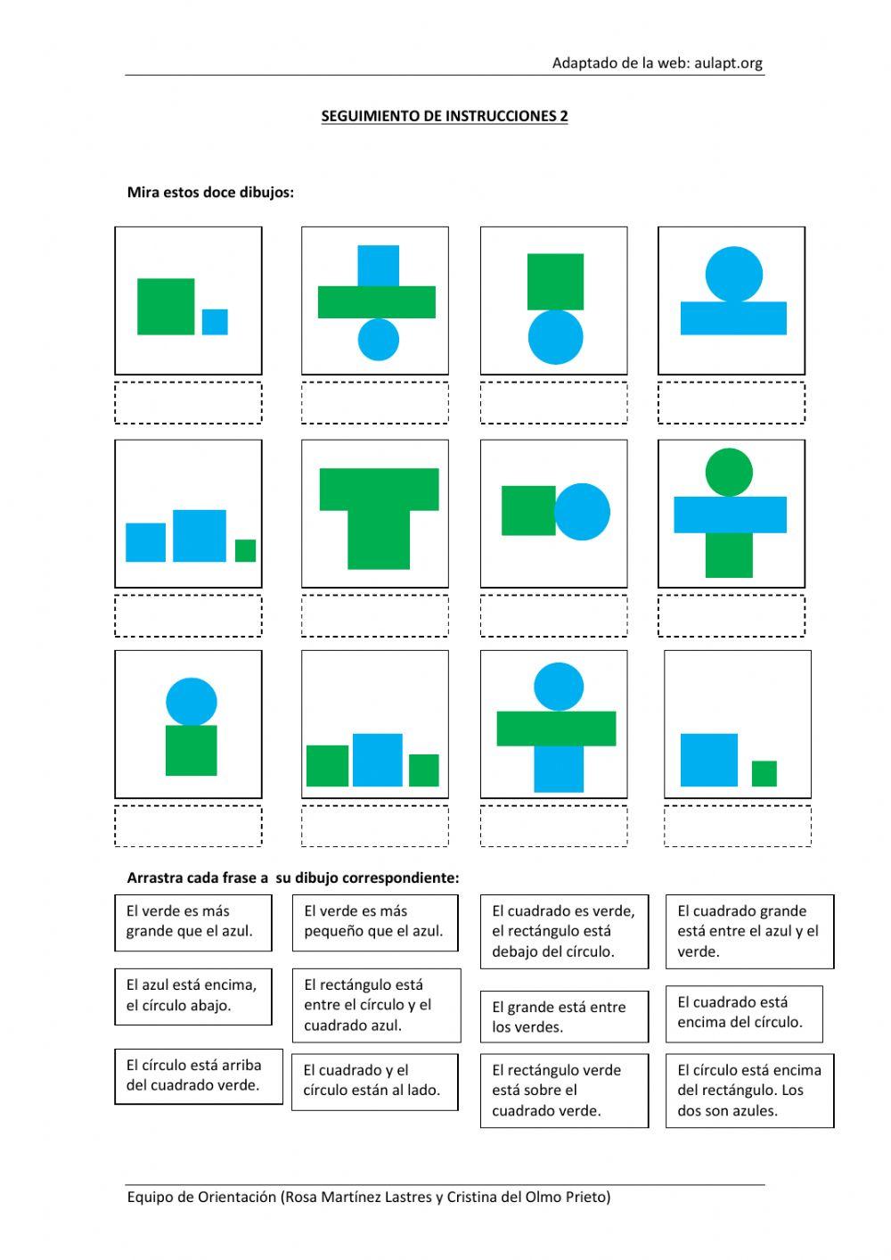 Seguimiento de Instrucciones 2