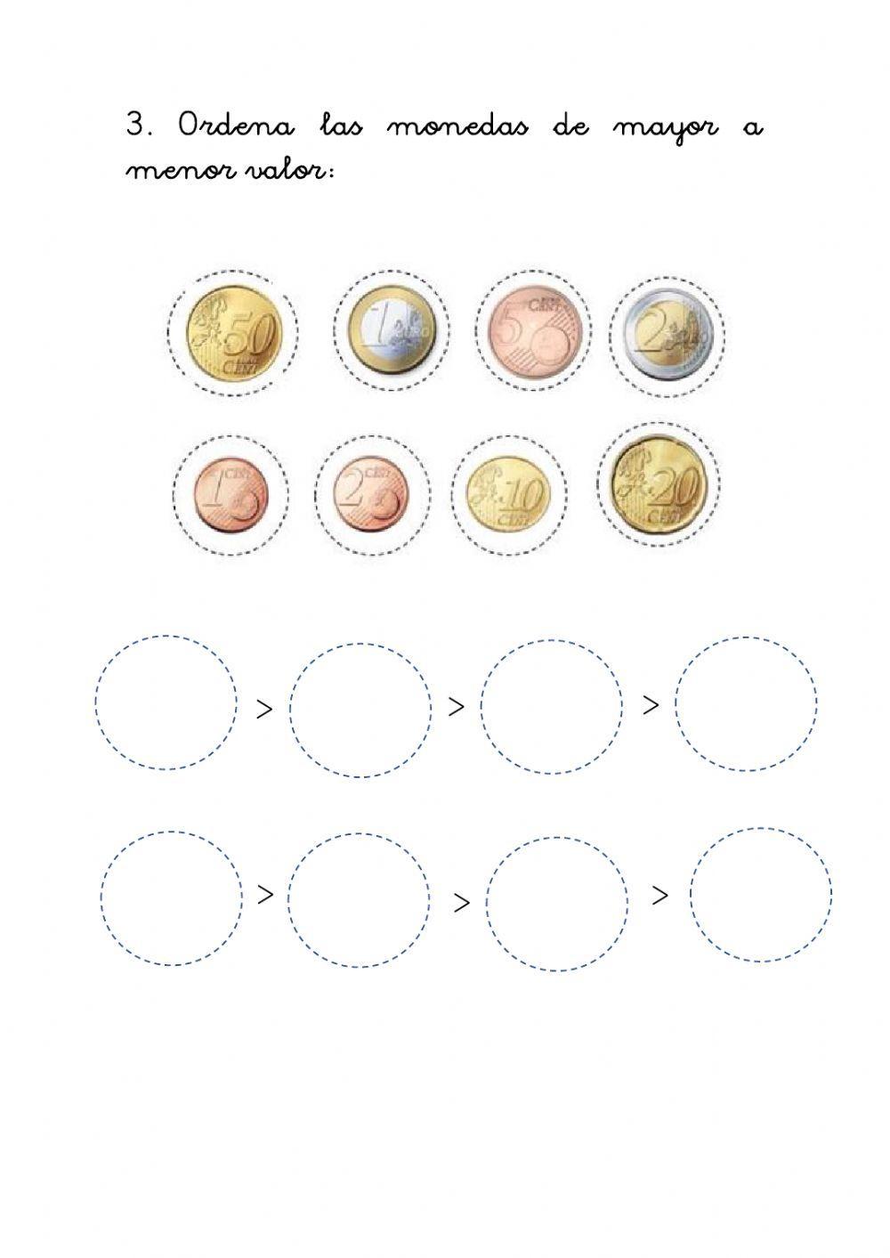 Las monedas de euro y de céntimo Las monedas de euro y de céntimo