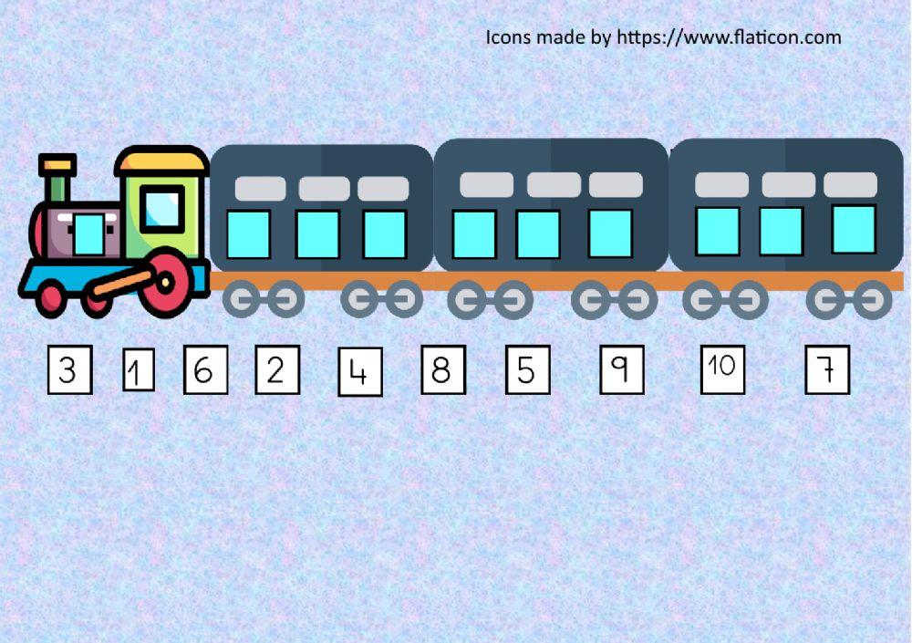 Tren de los números