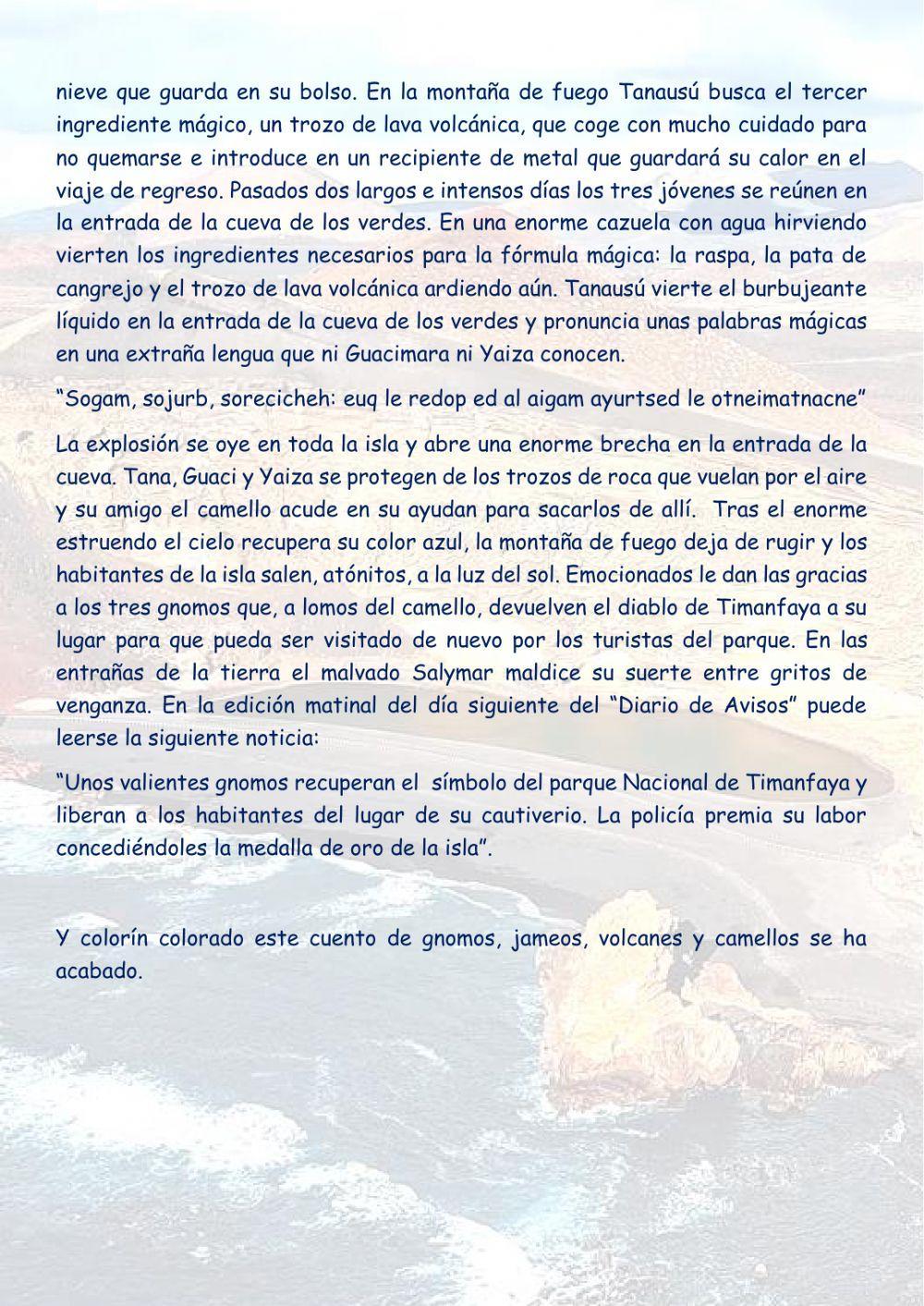 Tanausú y la montaña de fuego