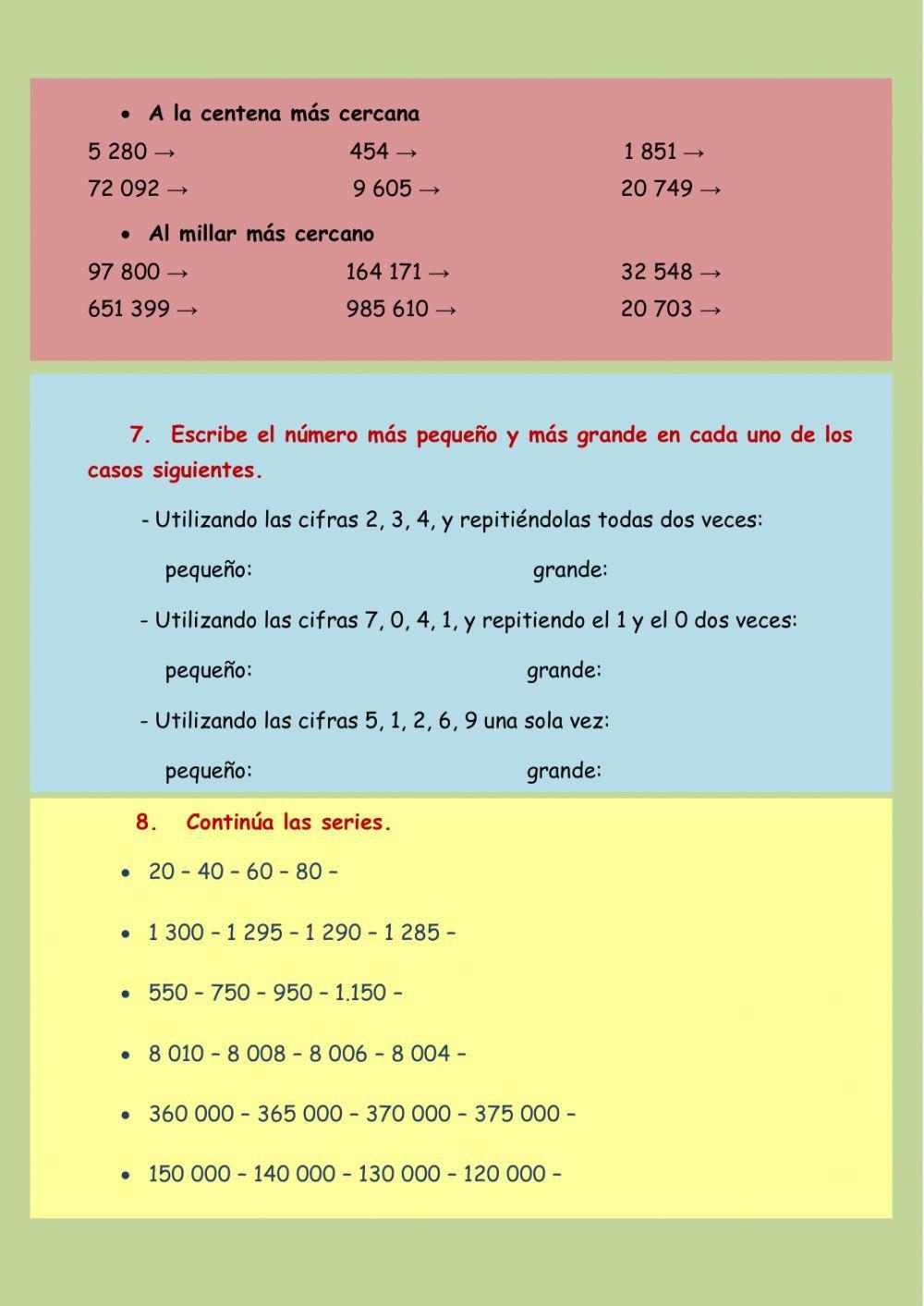 Números naturales Números naturales